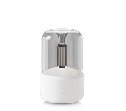 מיסט מפיץ ריח ולחות ארומטי 120 מ"ל מבית EVERCHARGE משולב מנורת לילה בעיצוב וינטג' שקוף ותאורה חמה