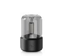 מיסט מפיץ ריח ולחות ארומטי 120 מ"ל מבית EVERCHARGE משולב מנורת לילה בעיצוב וינטג' שקוף ותאורה חמה