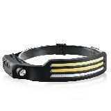 פנס ראש שחור