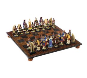 שחמט שולחני גדול בסגנון קרב ווטרלו