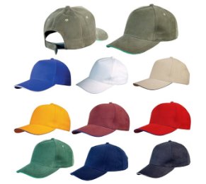 כובע פטרול כותנה מוברשת במגוון צבעים לבחירה