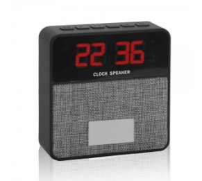 "סאונד טיים" - רמקול בטכנולוגיית בלוטוס' עם שעון תצוגה דיגיטאלי