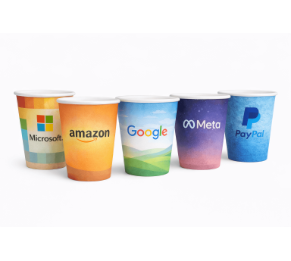 כוס נייר מעוצבת בהדפסה אישית