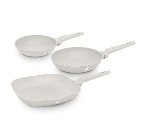 סט 3 מחבתות כולל גריל TitanPro – אינדוקציה