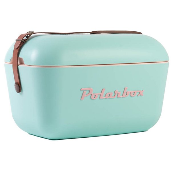 צידנית Polarbox מעוצבת עם רצועת נשיאה מתכווננת בצבעים שונים לשימוש בים, פיקניק וטיולים