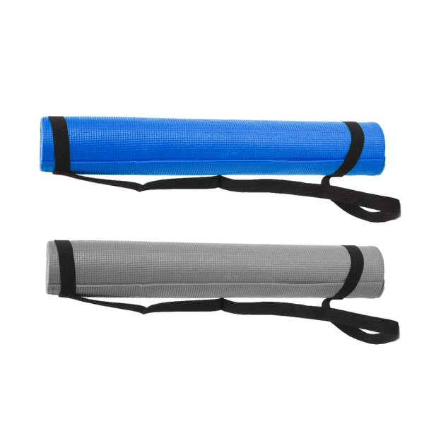 מזרן יוגה עם רצועות נשיאה ממותג